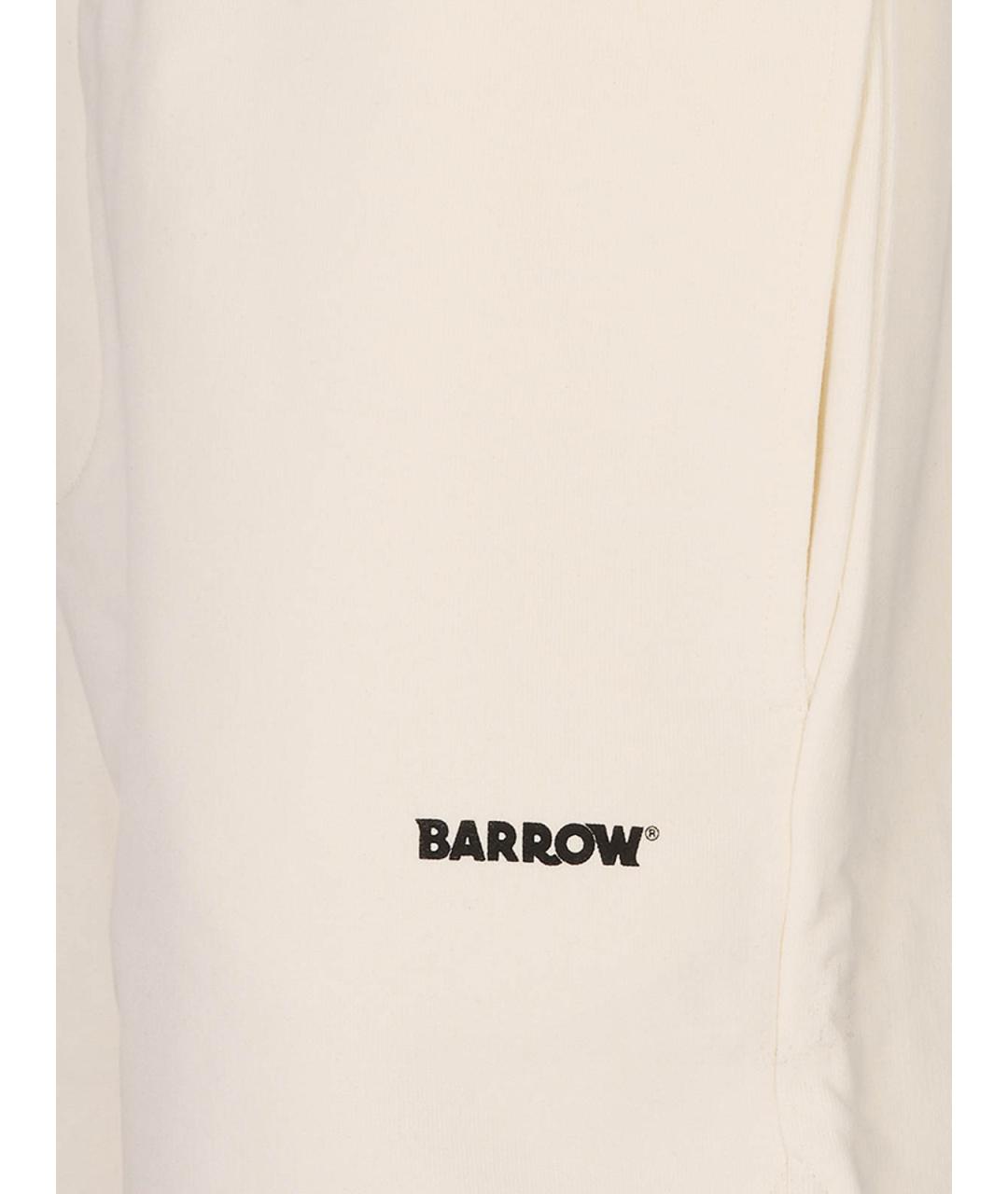 BARROW Белые хлопковые шорты, фото 3