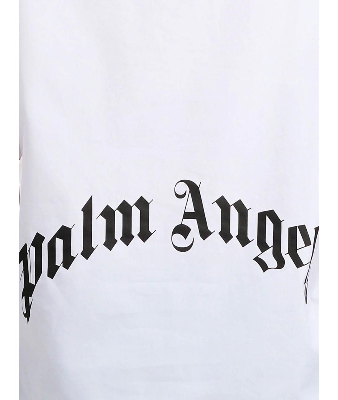 PALM ANGELS Белая хлопковая кэжуал рубашка, фото 2