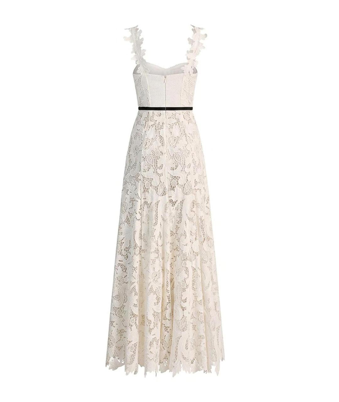 ALICE+OLIVIA Белое бархатное повседневное платье, фото 2