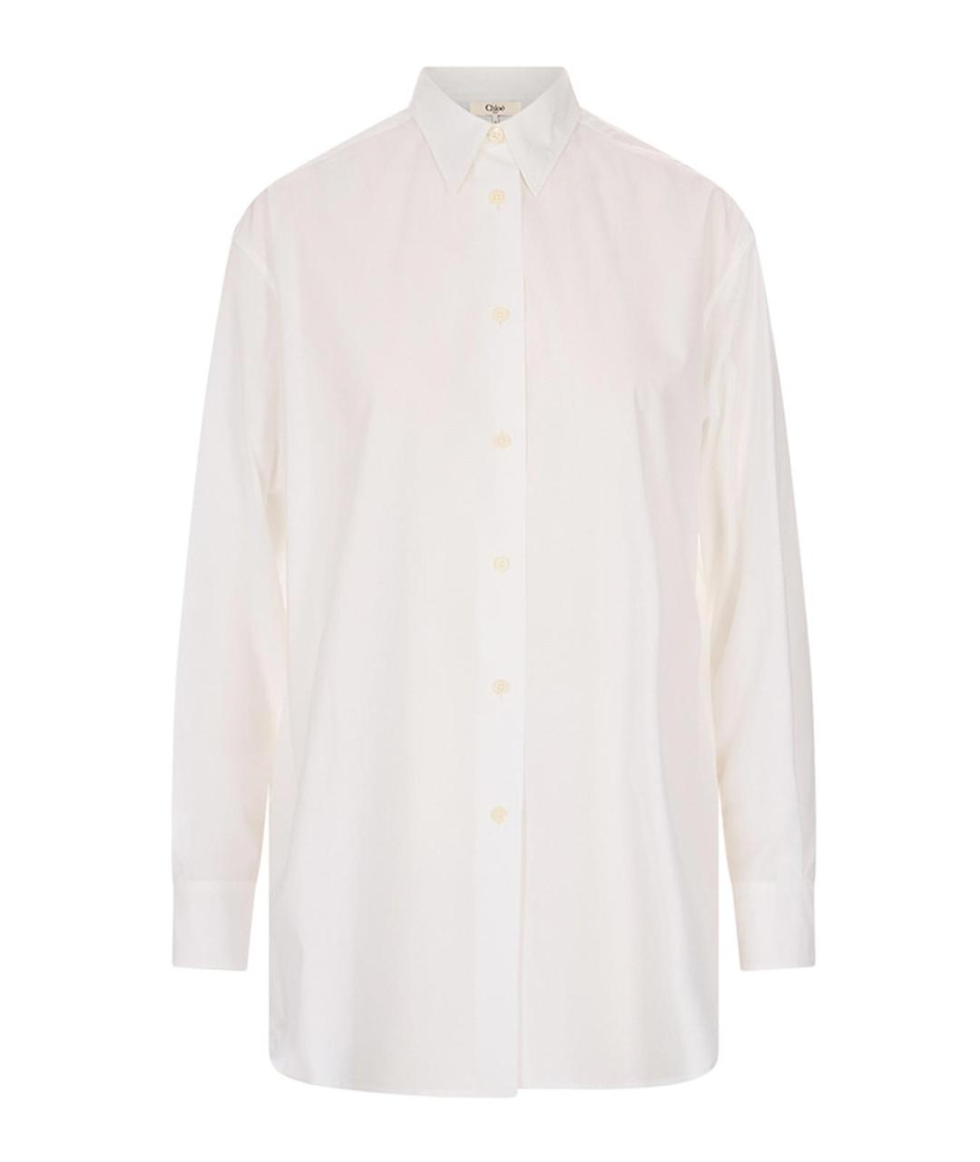JIL SANDER Белая хлопковая рубашка, фото 1