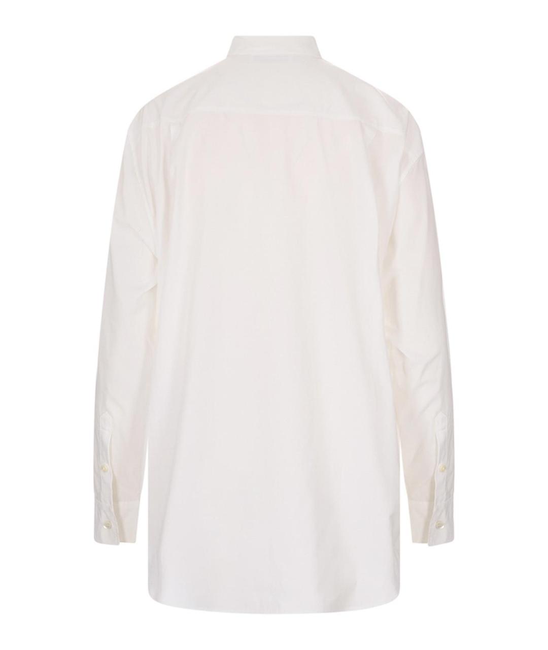 JIL SANDER Белая хлопковая рубашка, фото 2