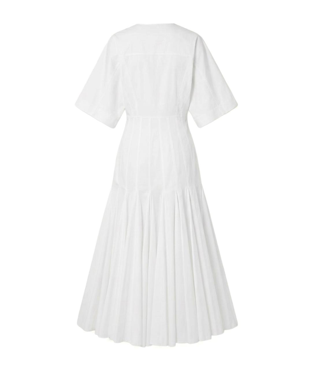 JACQUEMUS Белое хлопковое повседневное платье, фото 2