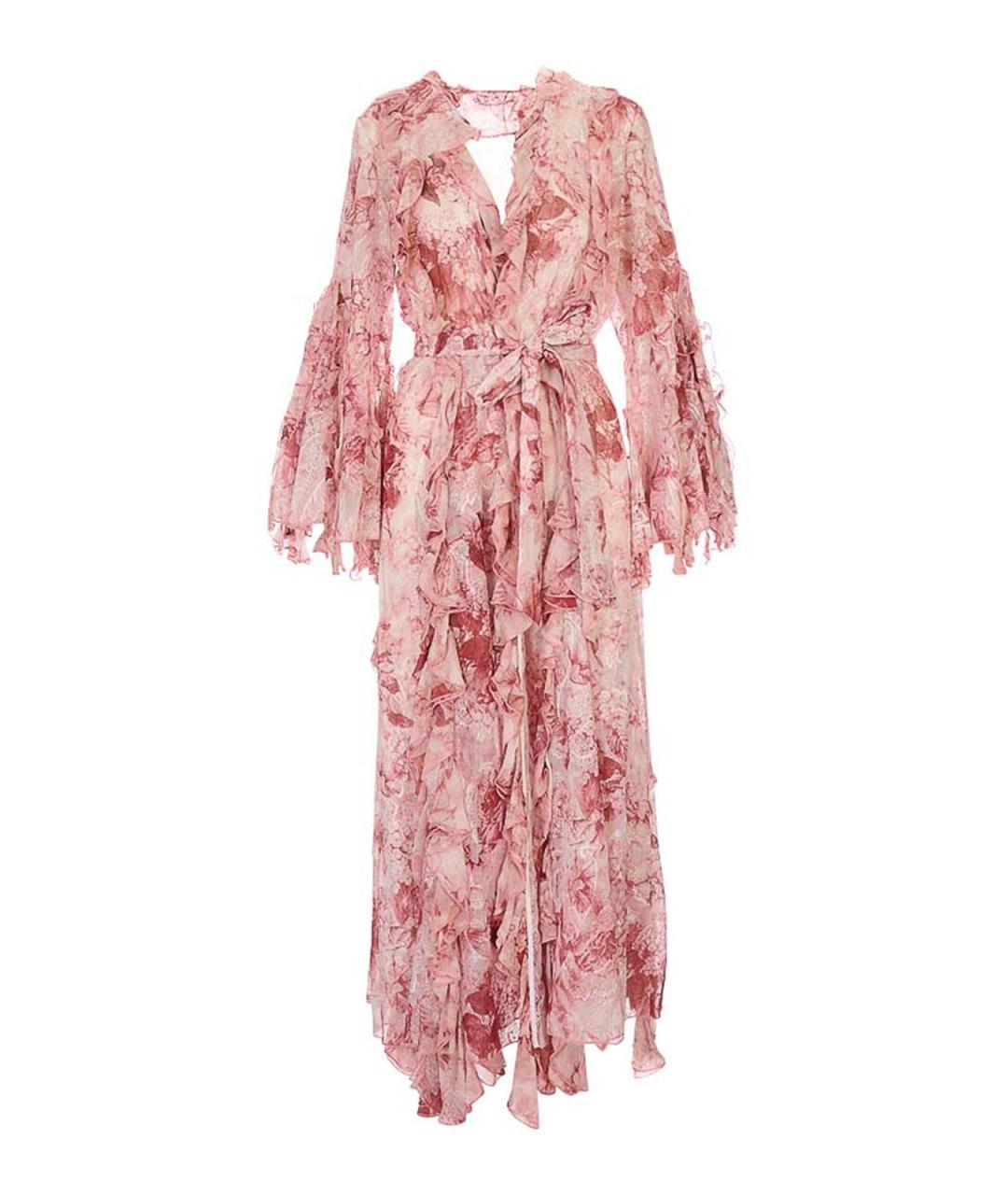 ALICE+OLIVIA Розовый полиэстеровый кардиган, фото 1