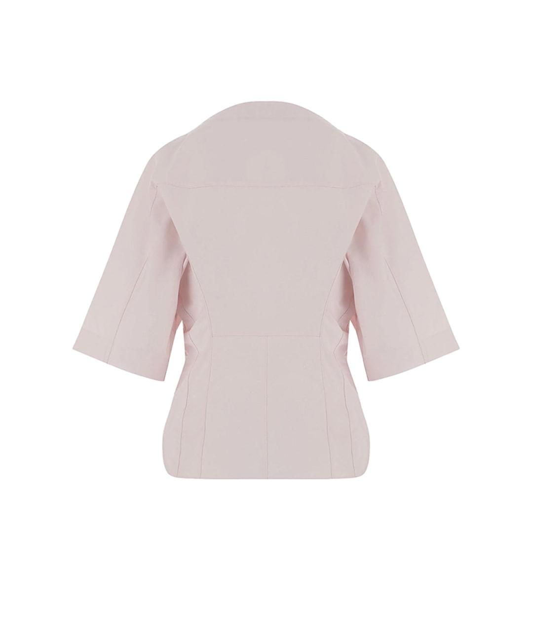 JACQUEMUS Розовая хлопковая рубашка, фото 2