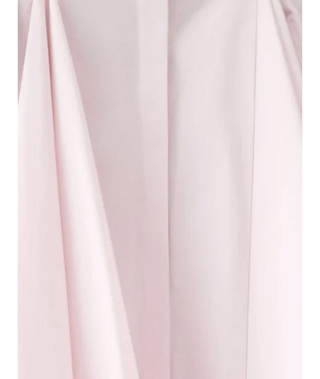 JACQUEMUS Розовое хлопковое повседневное платье, фото 3
