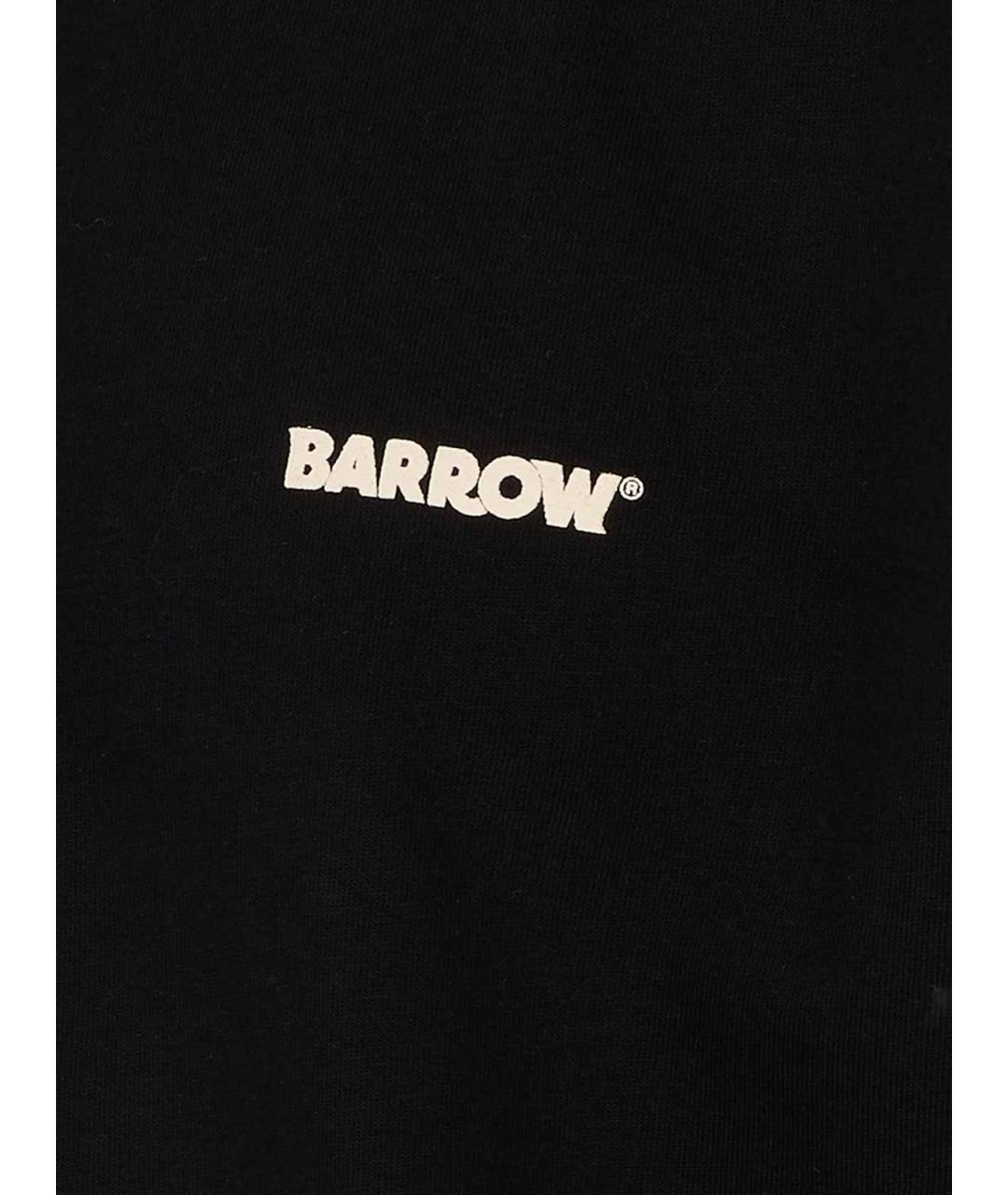 BARROW Черная хлопковая футболка, фото 3