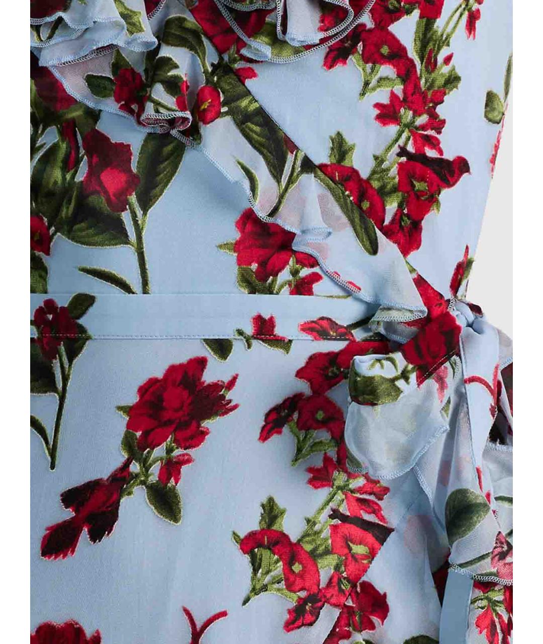 ALICE+OLIVIA Мульти шелковое платье, фото 2