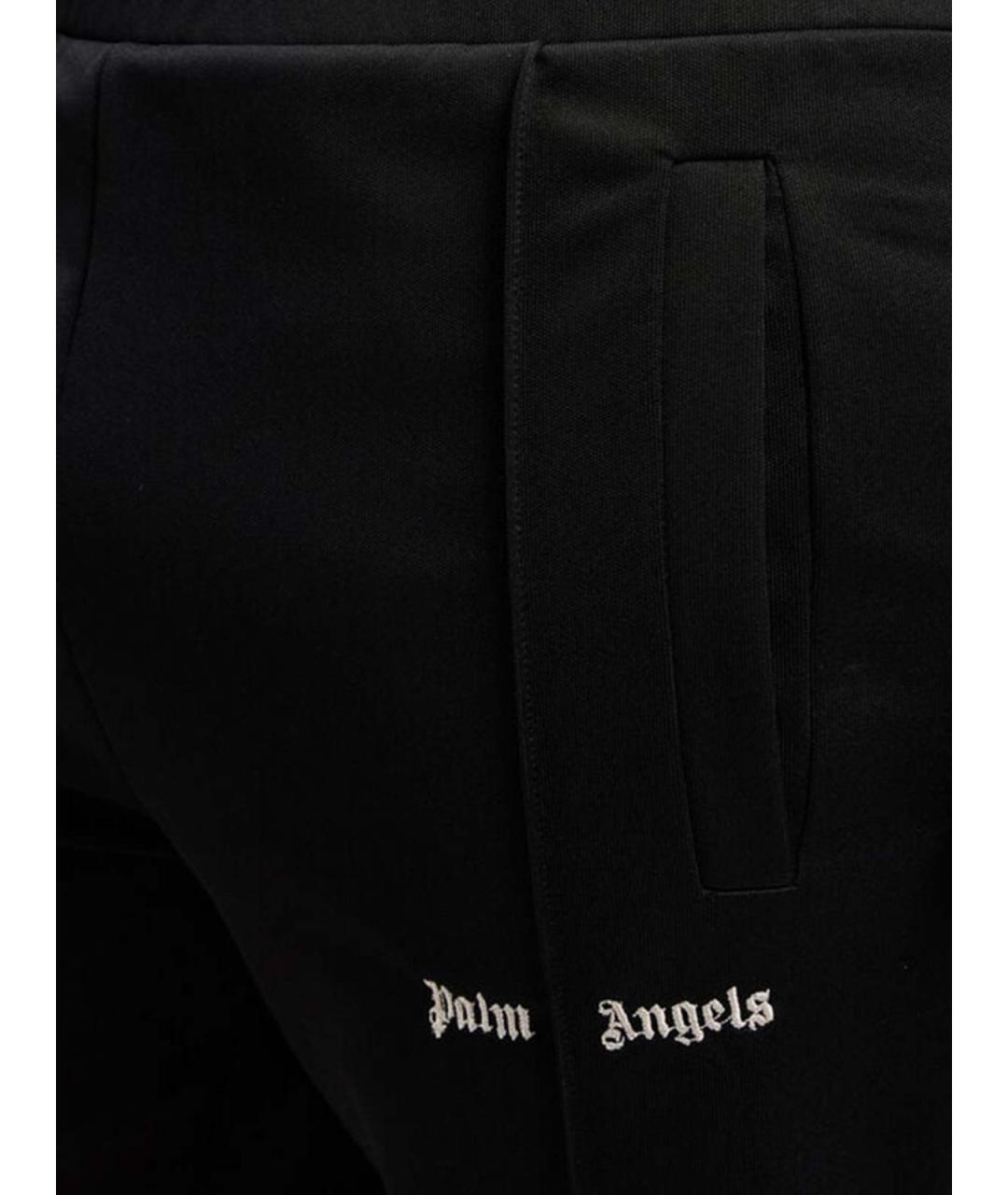 PALM ANGELS Черные полиэстеровые шорты, фото 3