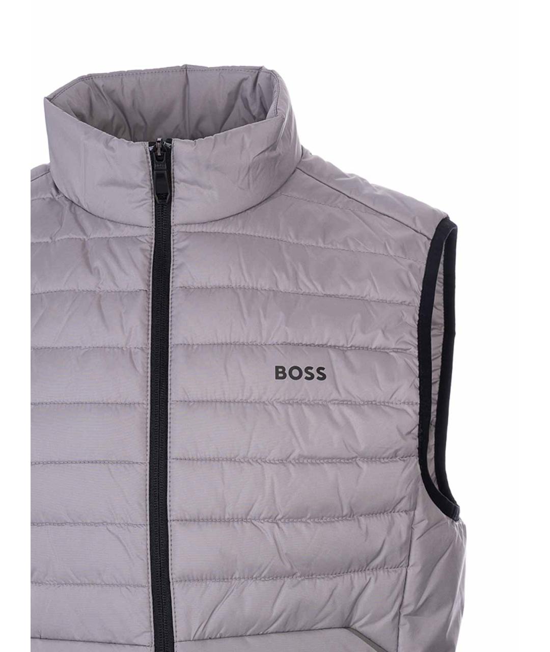 HUGO BOSS Серый жилет, фото 3