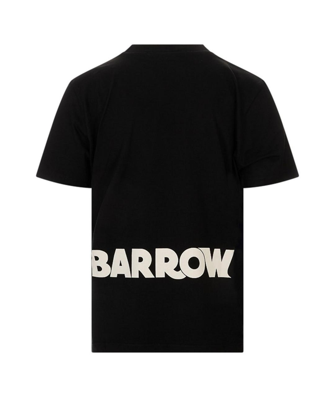 BARROW Черная хлопковая футболка, фото 2