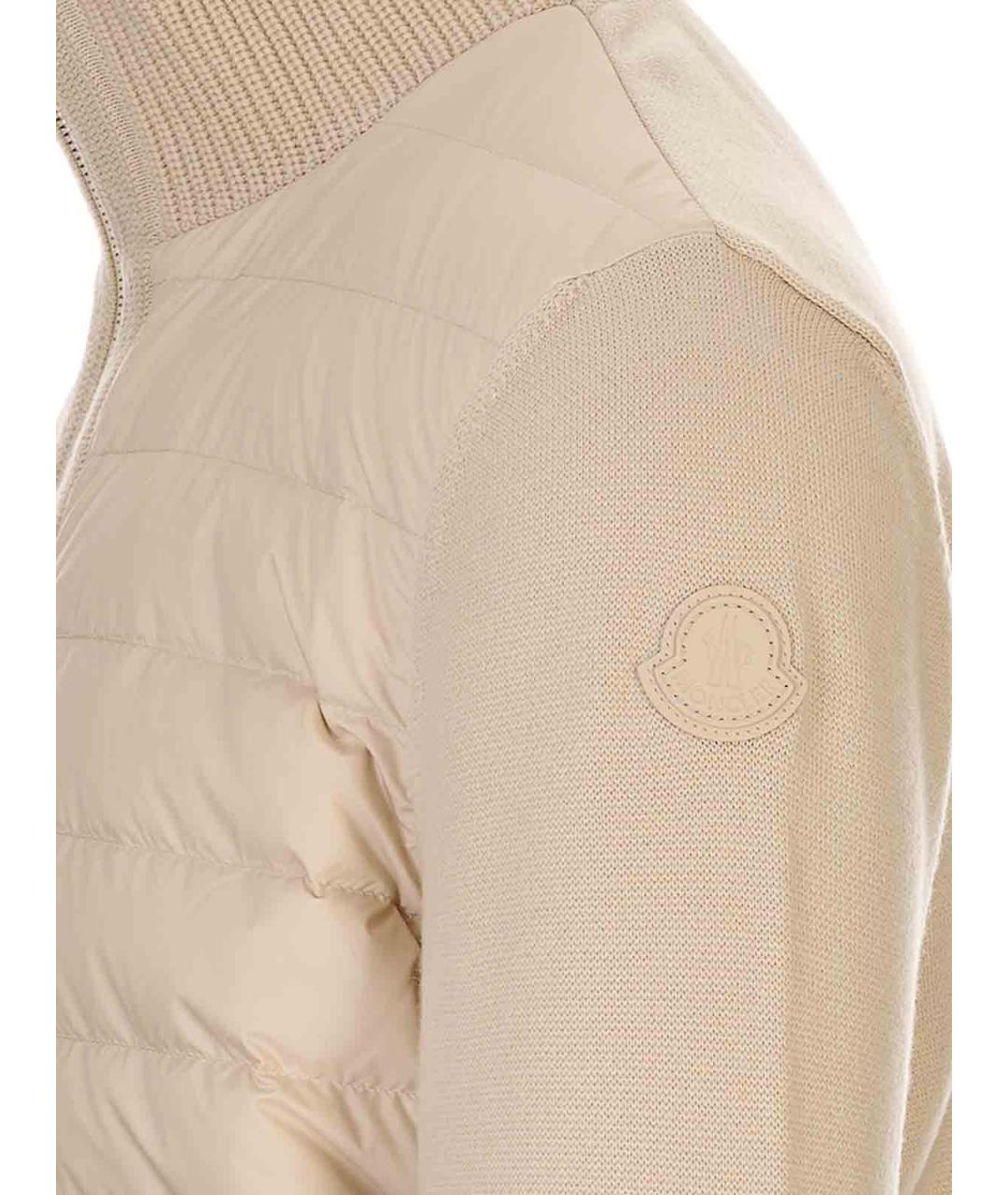 MONCLER Бежевая шерстяная куртка, фото 3