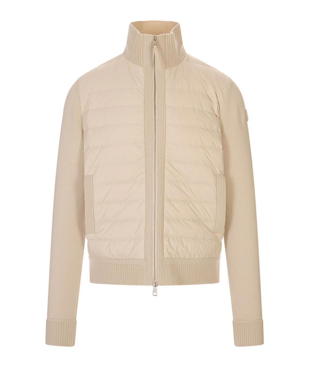 MONCLER Бежевая шерстяная куртка, фото 1
