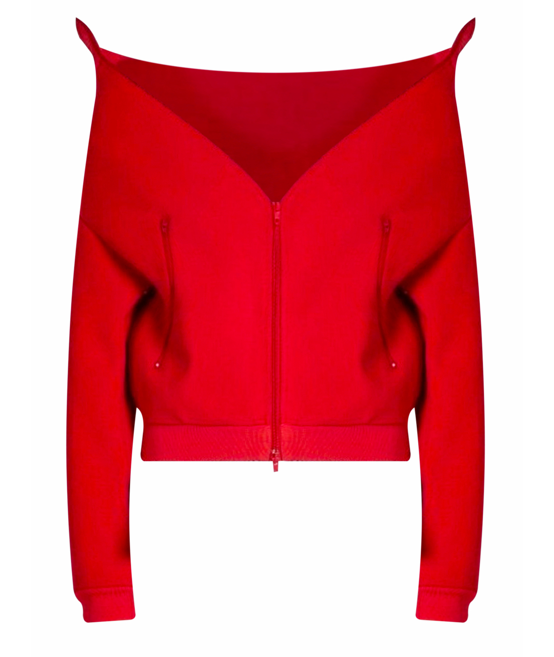 BALENCIAGA Красный полиэстеровый жакет/пиджак, фото 1
