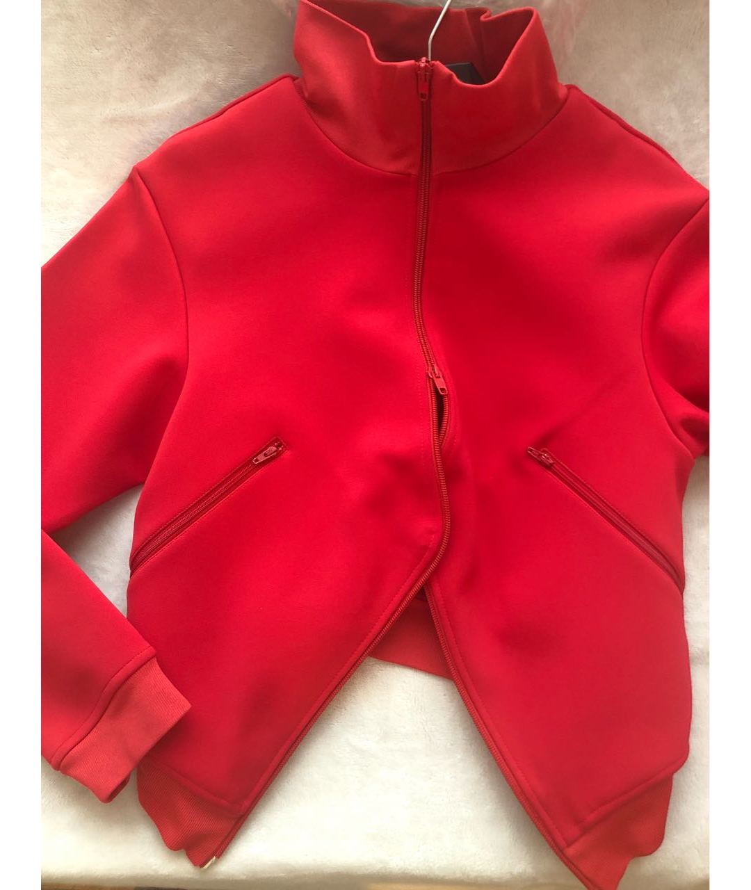 BALENCIAGA Красный полиэстеровый жакет/пиджак, фото 4
