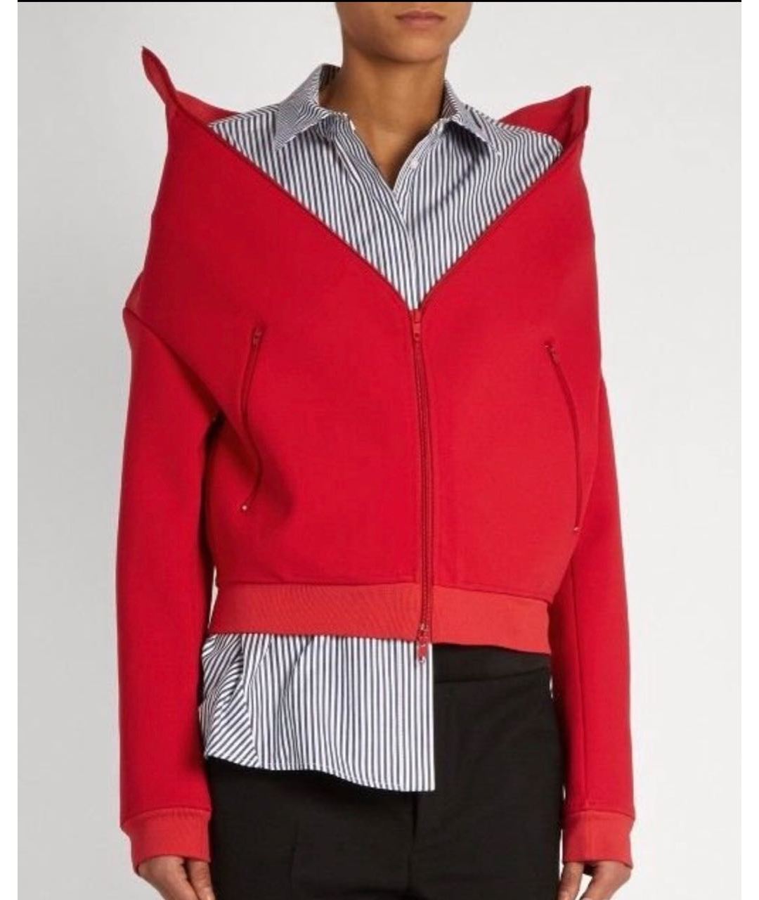 BALENCIAGA Красный полиэстеровый жакет/пиджак, фото 7