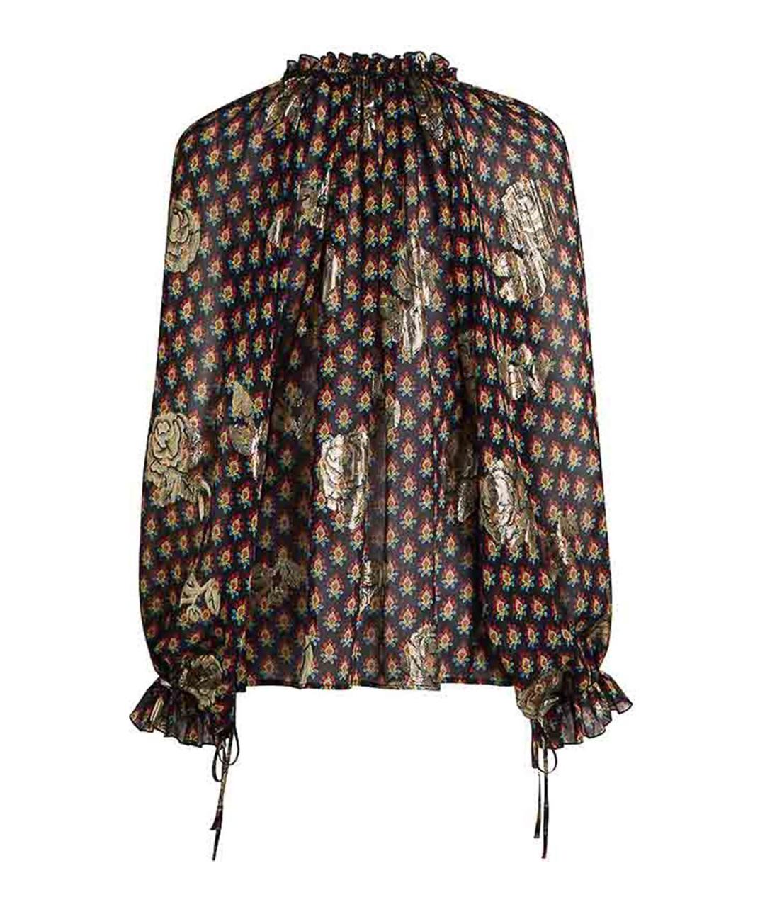 ETRO Черная шелковая рубашка, фото 2