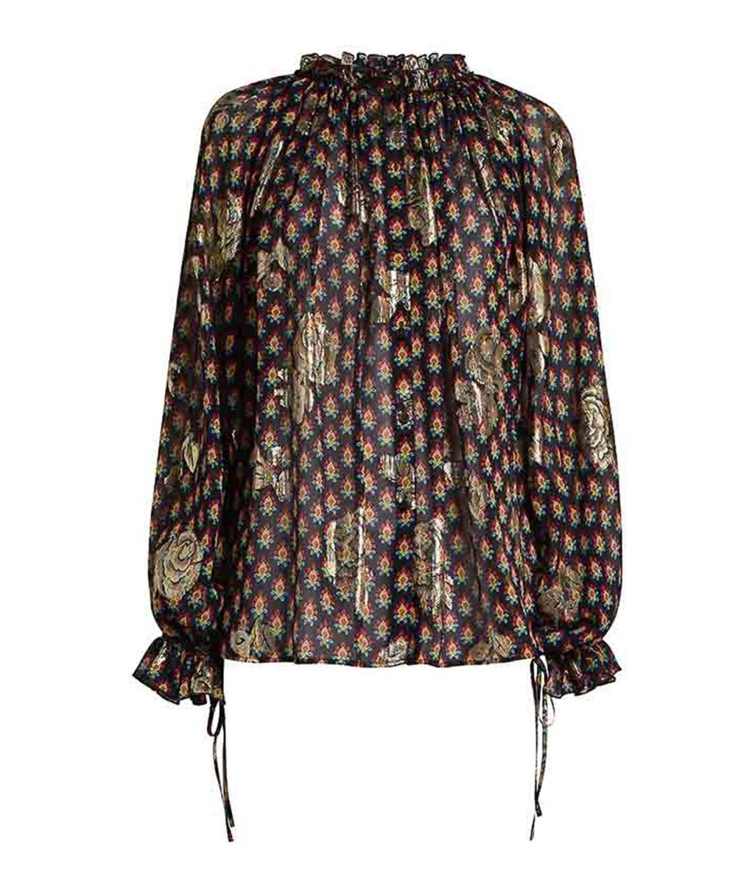 ETRO Черная шелковая рубашка, фото 1