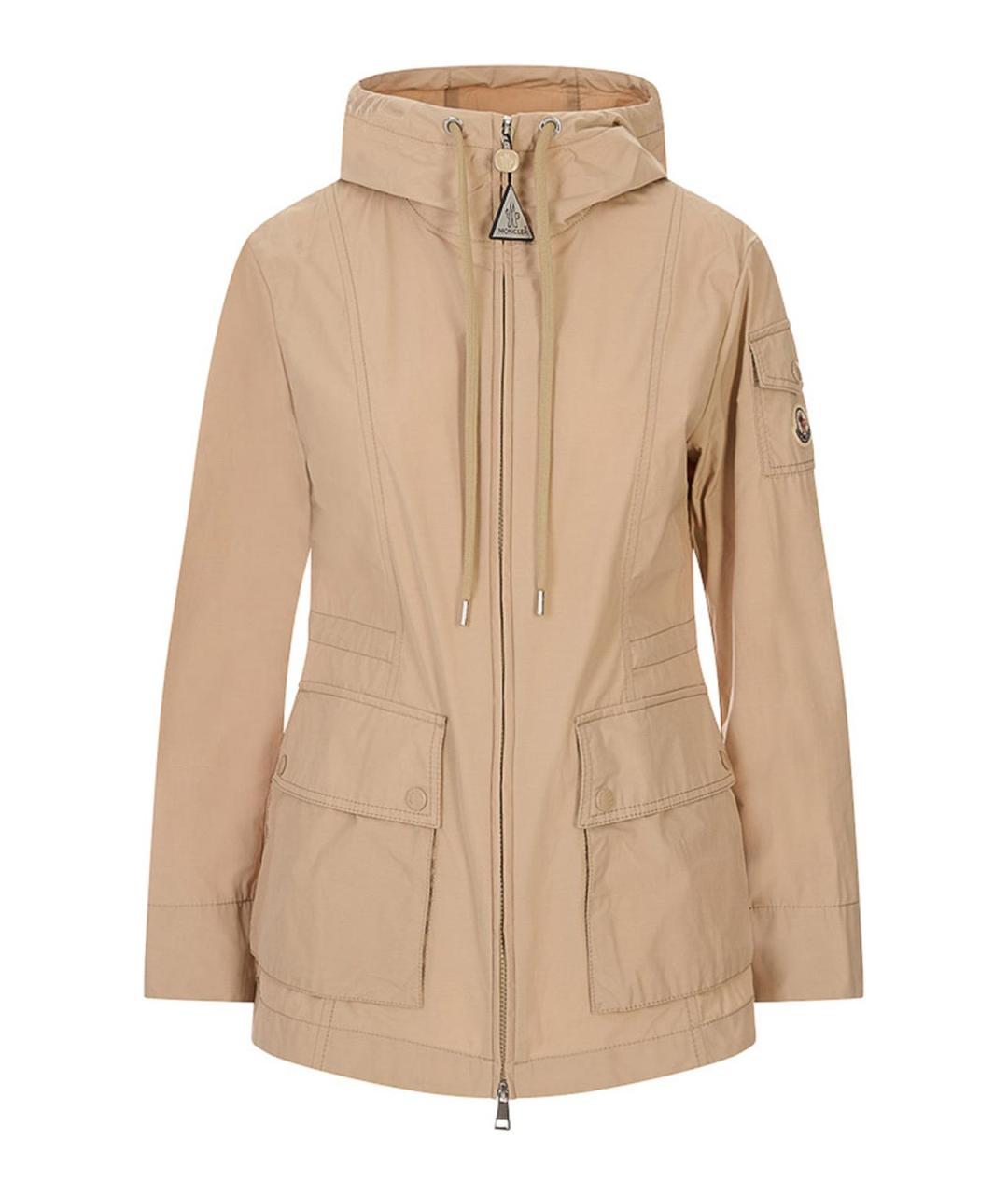 MONCLER Коричневая парка, фото 1