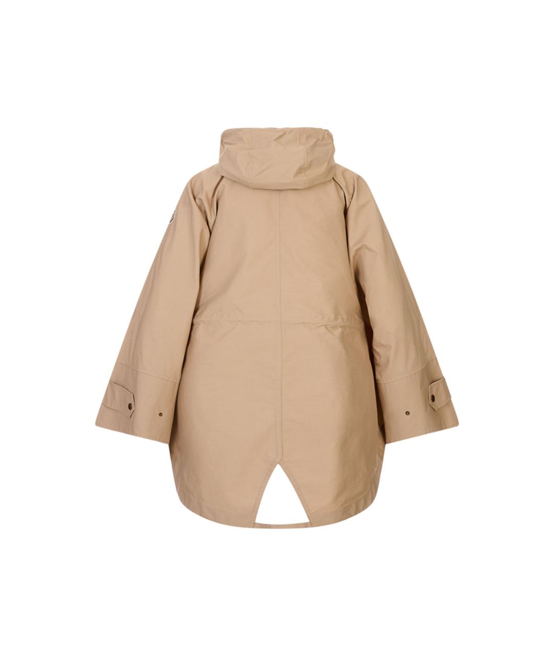 MONCLER Коричневая полиэстеровая парка, фото 2
