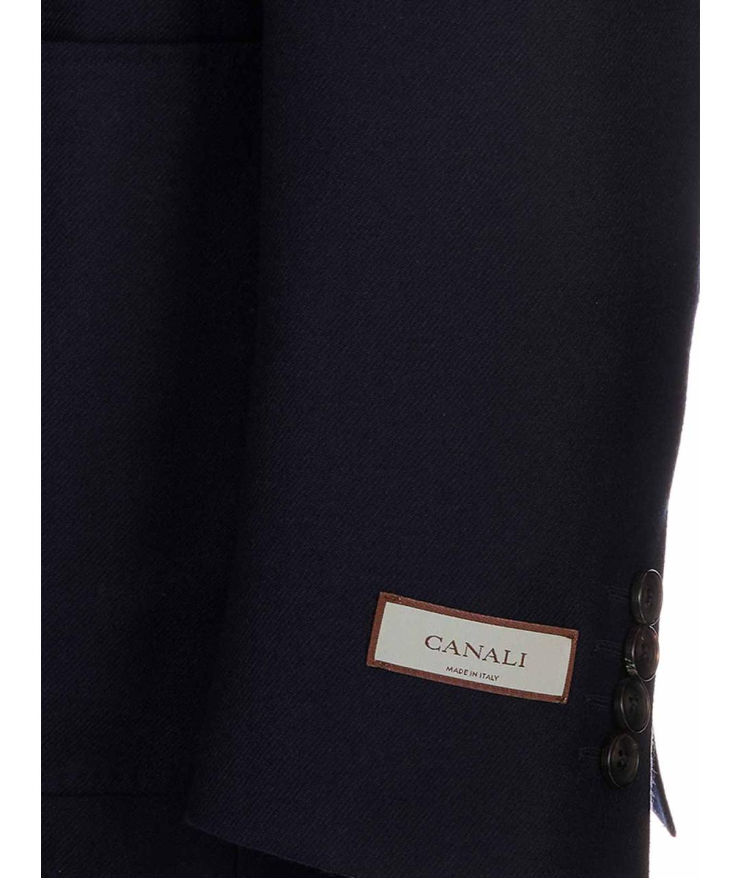 CANALI Темно-синий кашемировый пиджак, фото 3