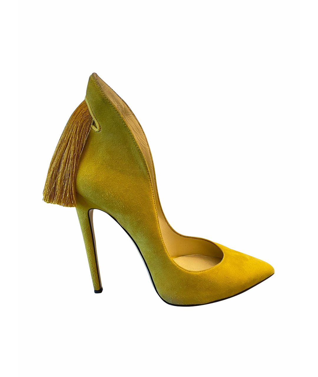 ALEKSANDER SIRADEKIAN Желтые замшевые туфли, фото 1