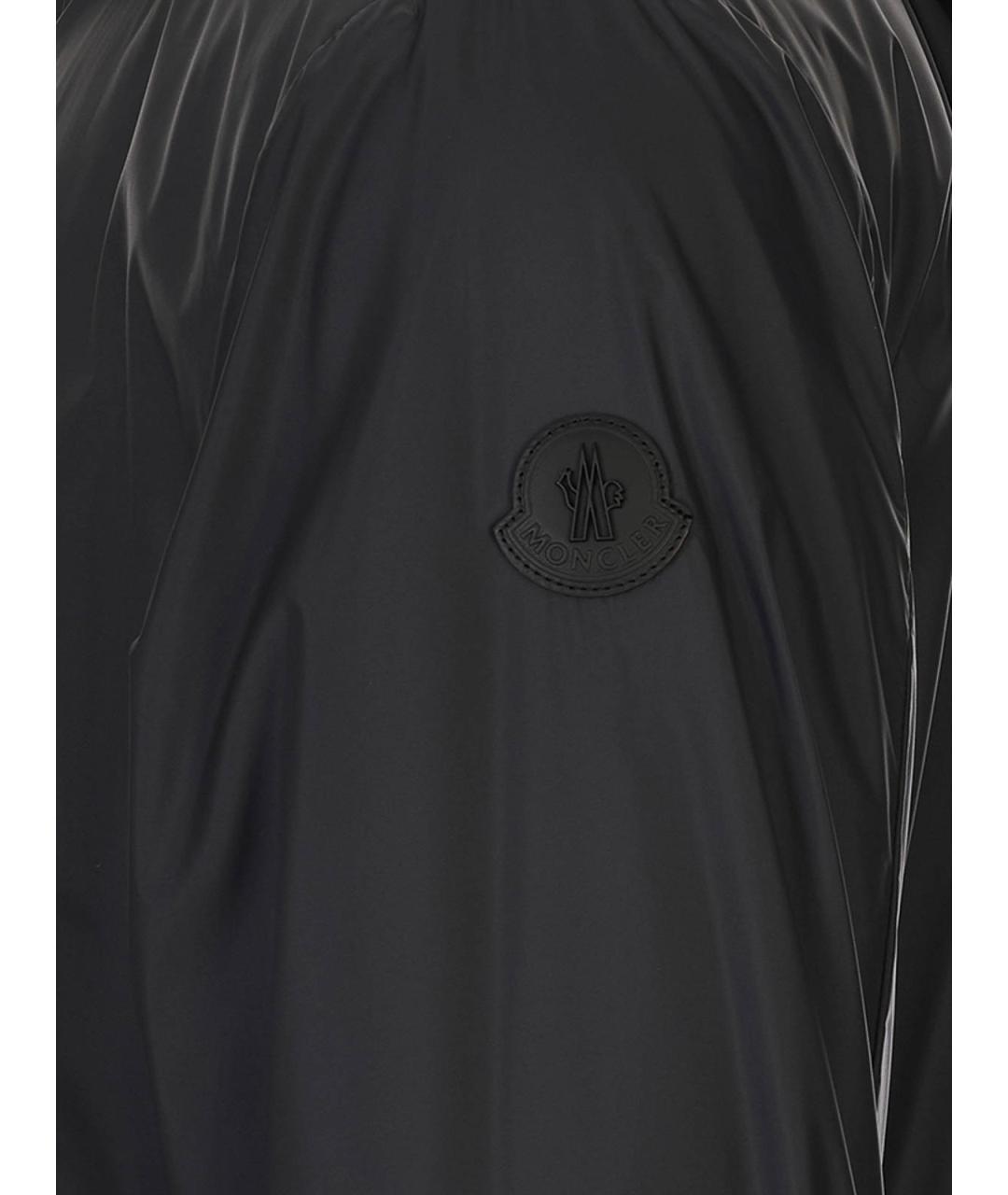 MONCLER Черная хлопковая куртка, фото 3
