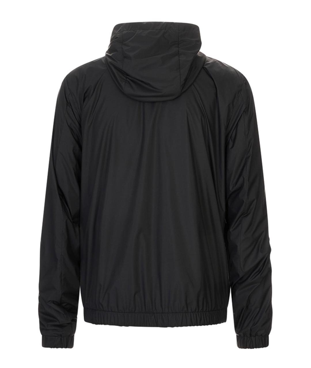 MONCLER Черная хлопковая куртка, фото 2