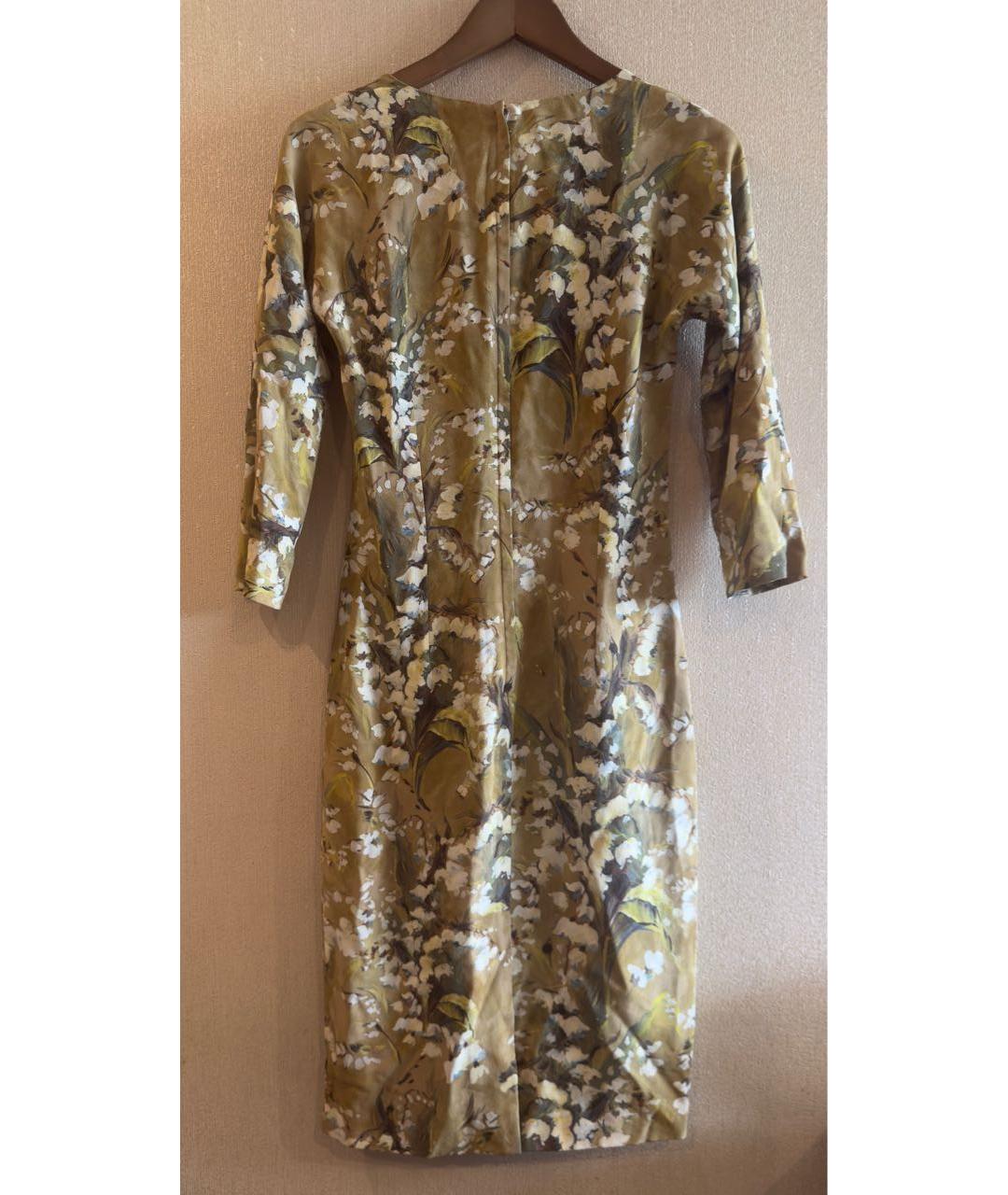 DOLCE&GABBANA Мульти вискозное повседневное платье, фото 3
