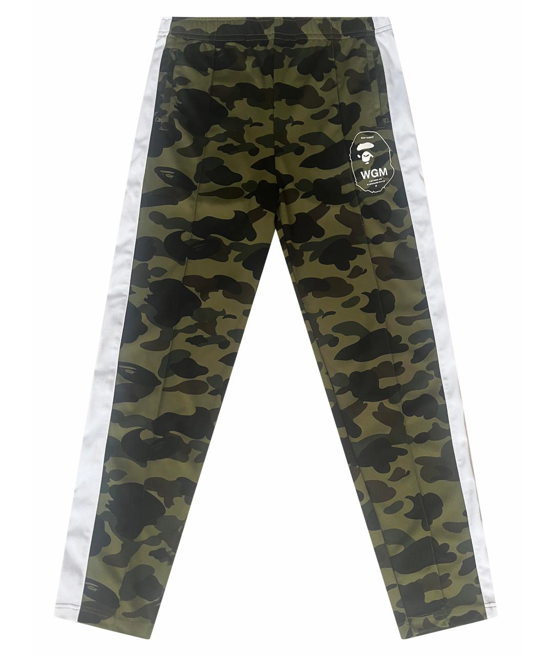 BAPE Зеленый хлопковый спортивный костюм, фото 1
