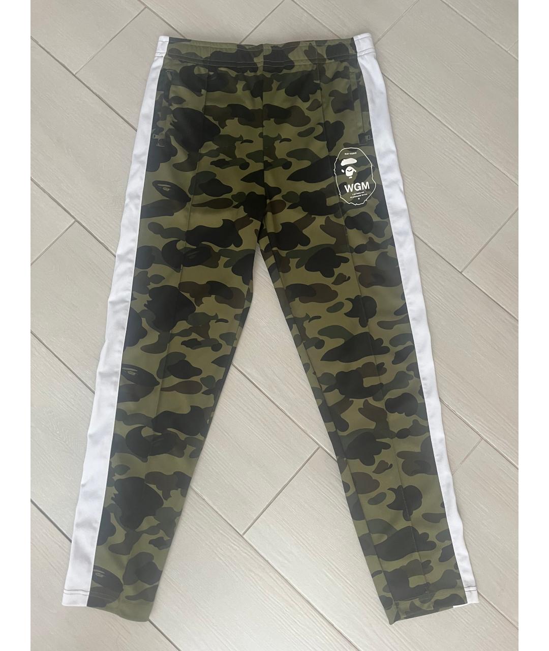 BAPE Зеленый хлопковый спортивный костюм, фото 5
