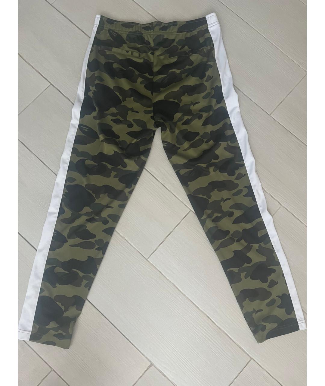BAPE Зеленый хлопковый спортивный костюм, фото 2