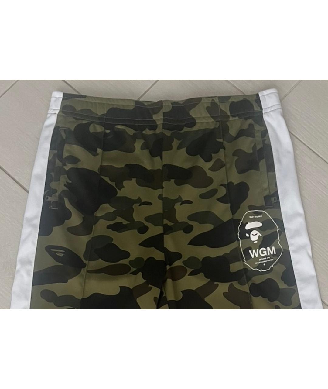 BAPE Зеленый хлопковый спортивный костюм, фото 3
