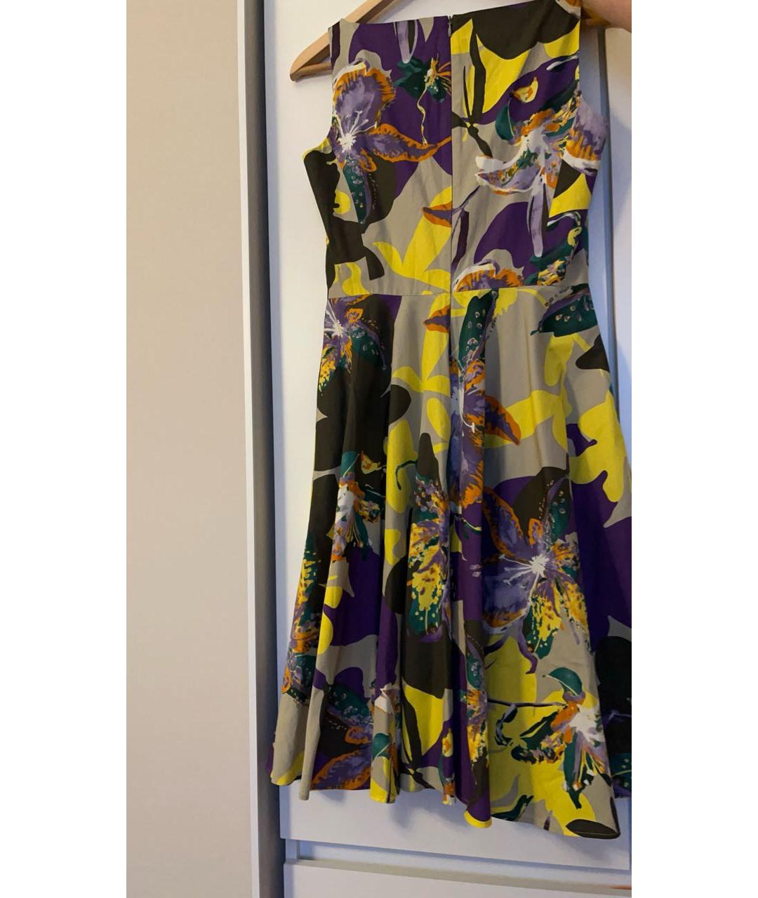 MAX MARA Мульти хлопковое повседневное платье, фото 2