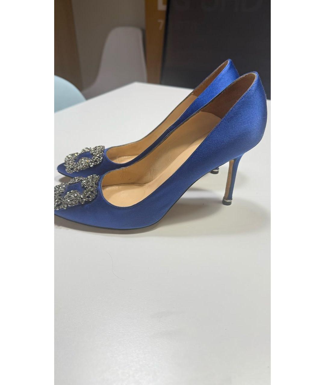 MANOLO BLAHNIK Синие туфли, фото 2