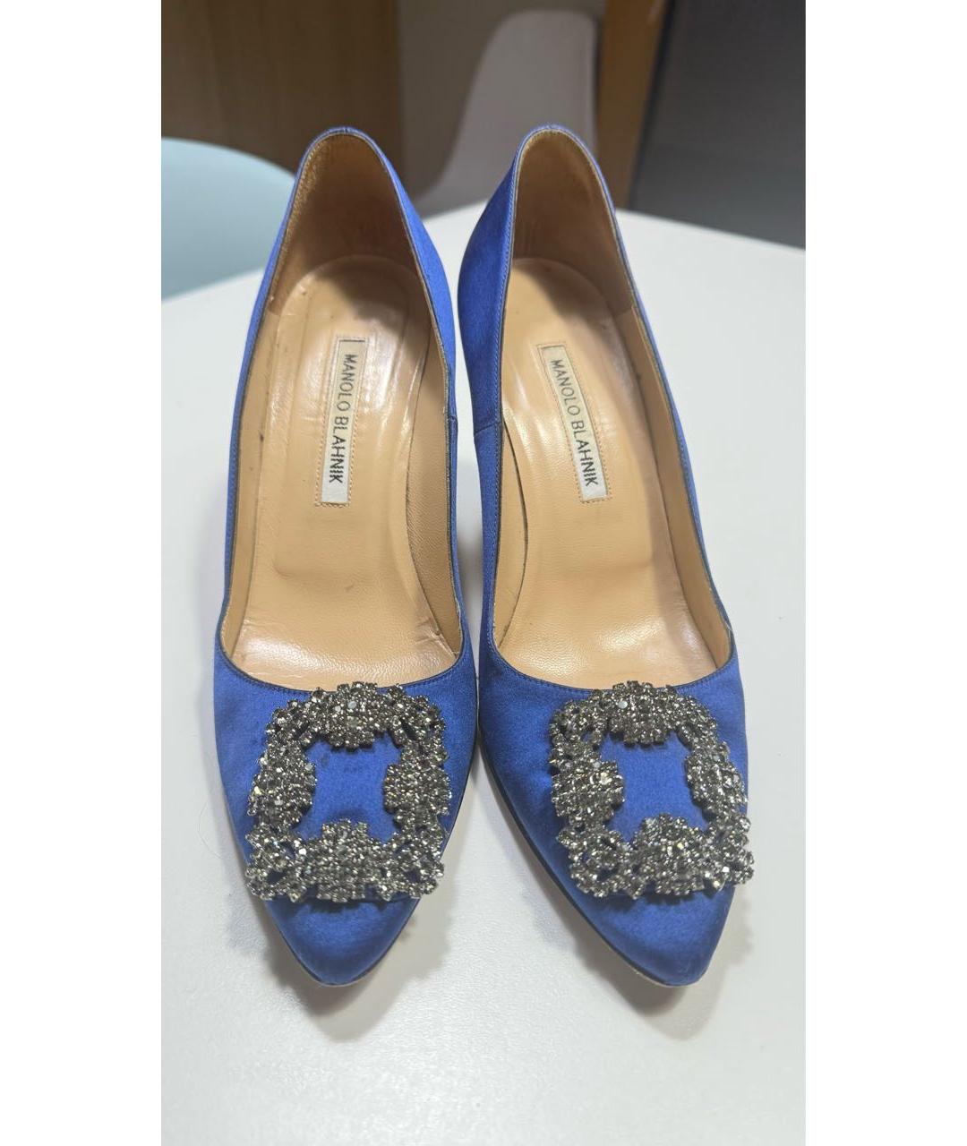 MANOLO BLAHNIK Синие туфли, фото 3