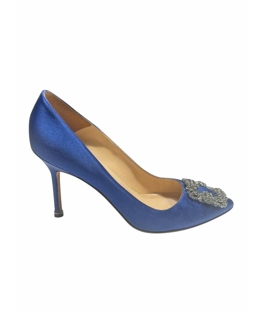 MANOLO BLAHNIK Синие туфли, фото 1