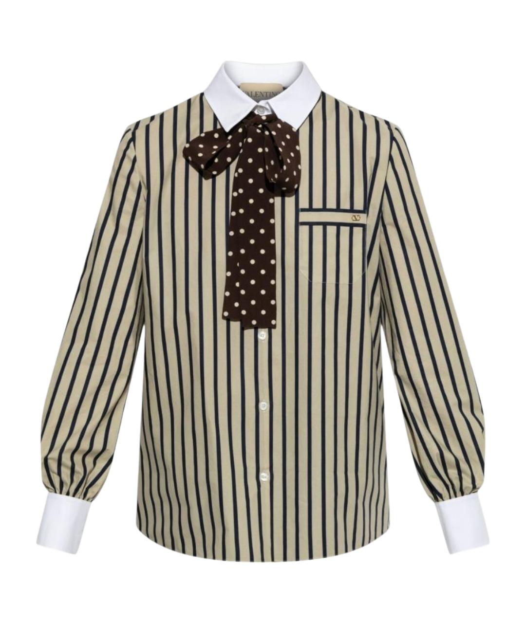 VALENTINO Мульти хлопковая рубашка, фото 1