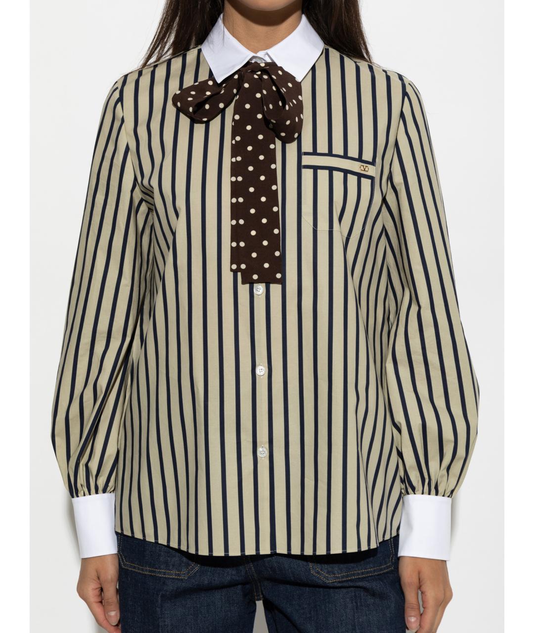 VALENTINO Мульти хлопковая рубашка, фото 3