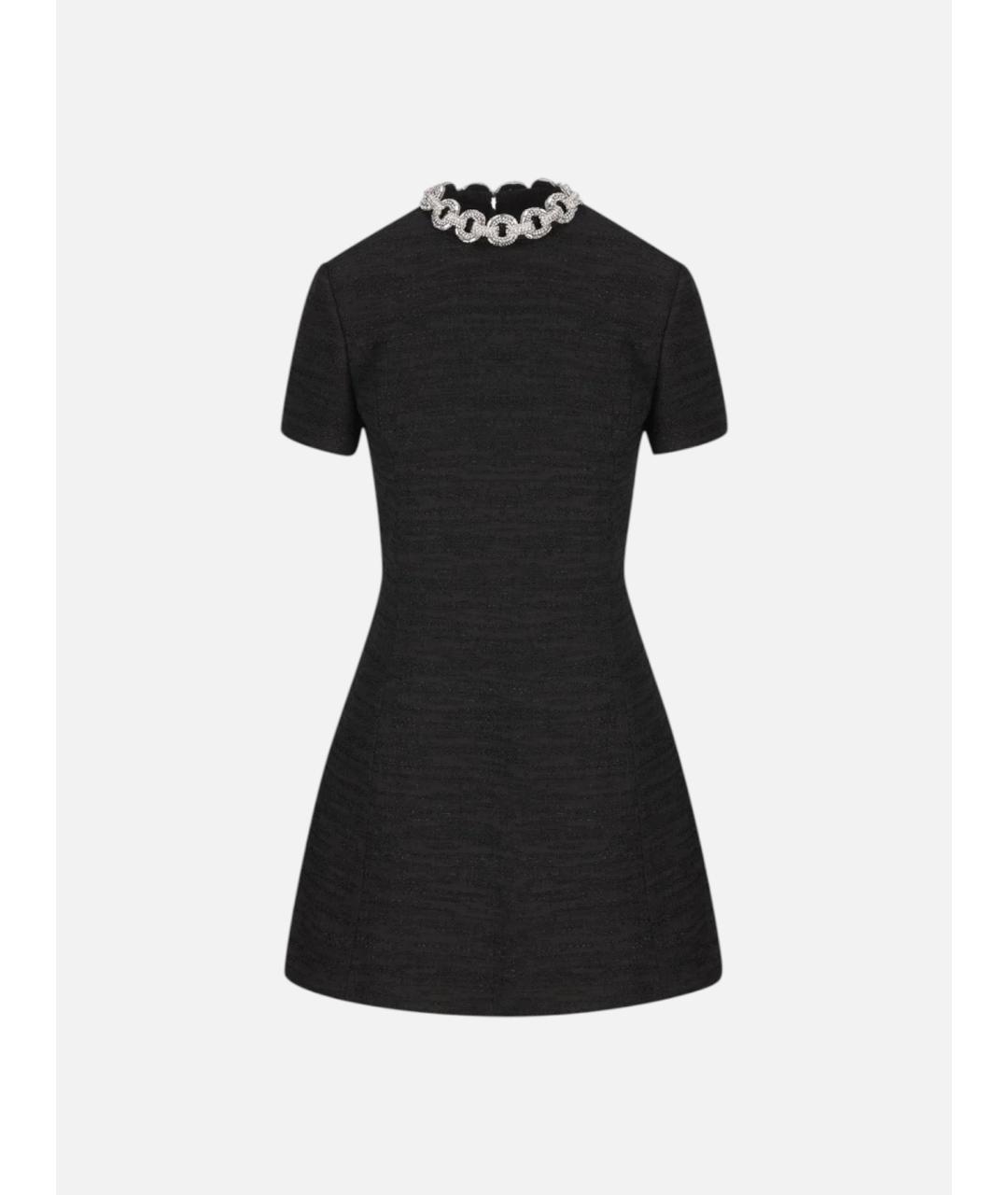 VALENTINO Черное хлопковое повседневное платье, фото 4