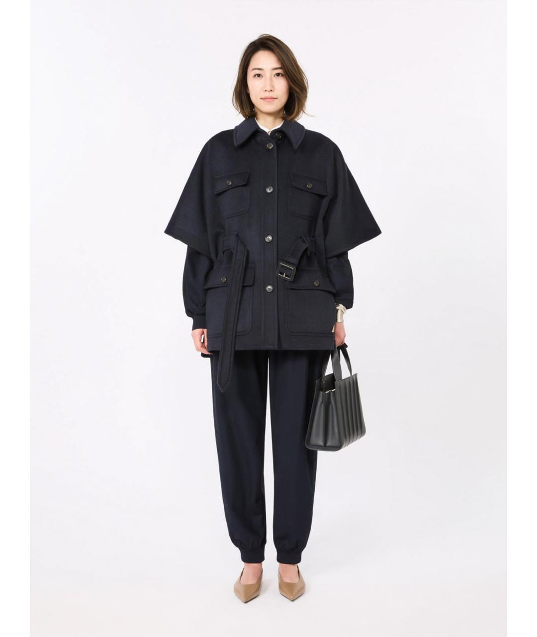 MAX MARA Серая кожаная сумка с короткими ручками, фото 2