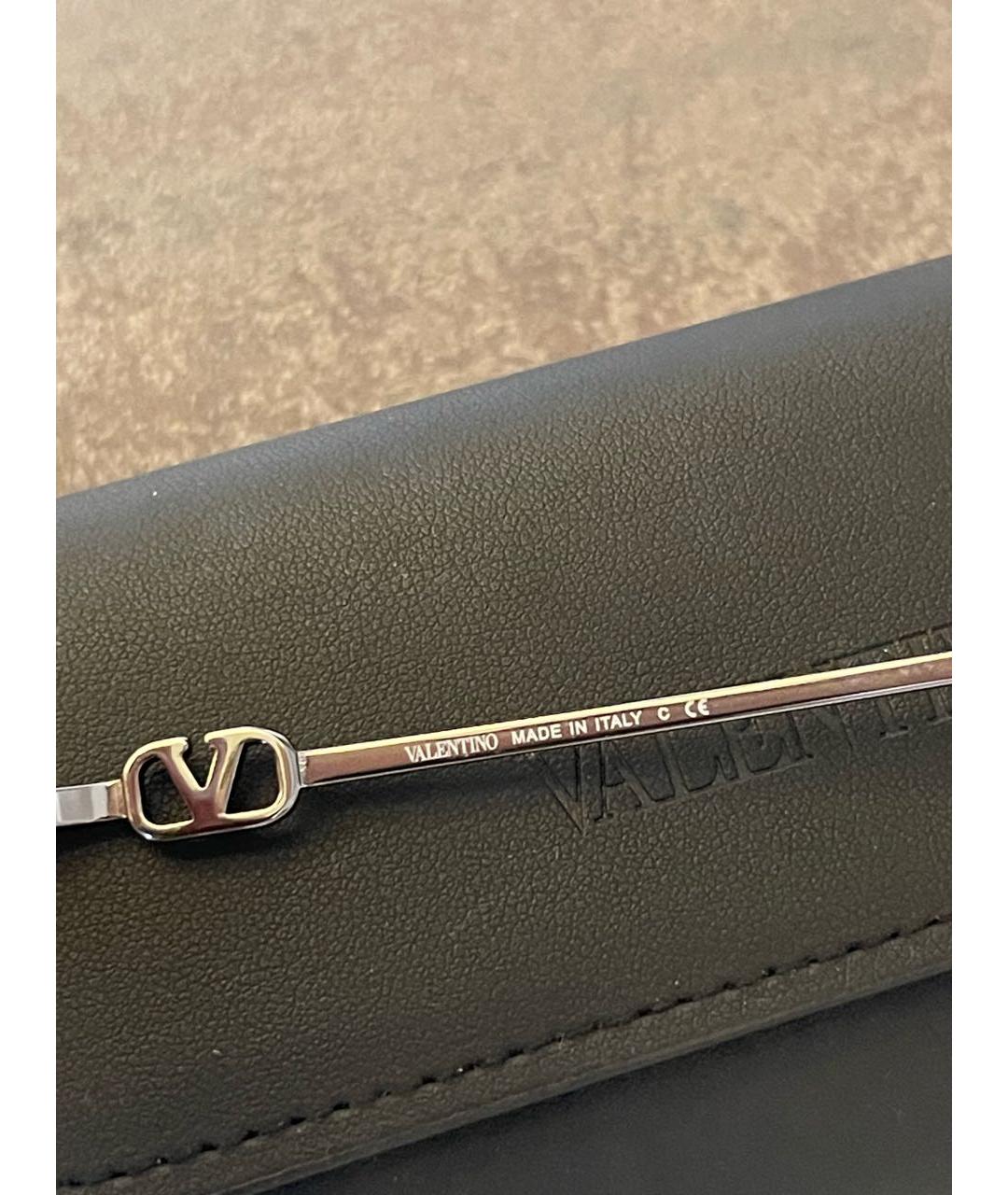 VALENTINO Серые металлические солнцезащитные очки, фото 5