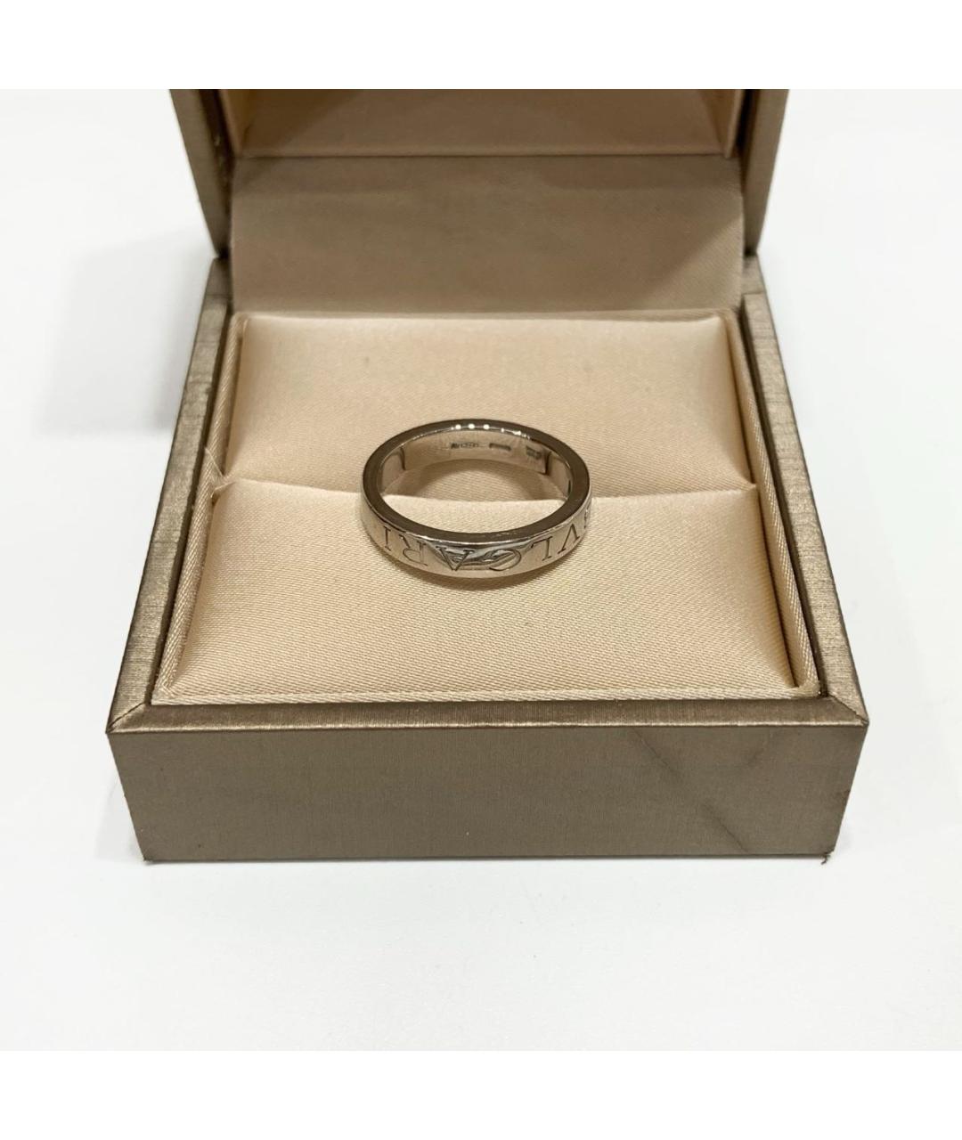BVLGARI Серебряное кольцо из белого золота, фото 4