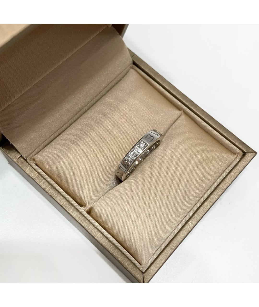 BVLGARI Серебряное кольцо из белого золота, фото 2