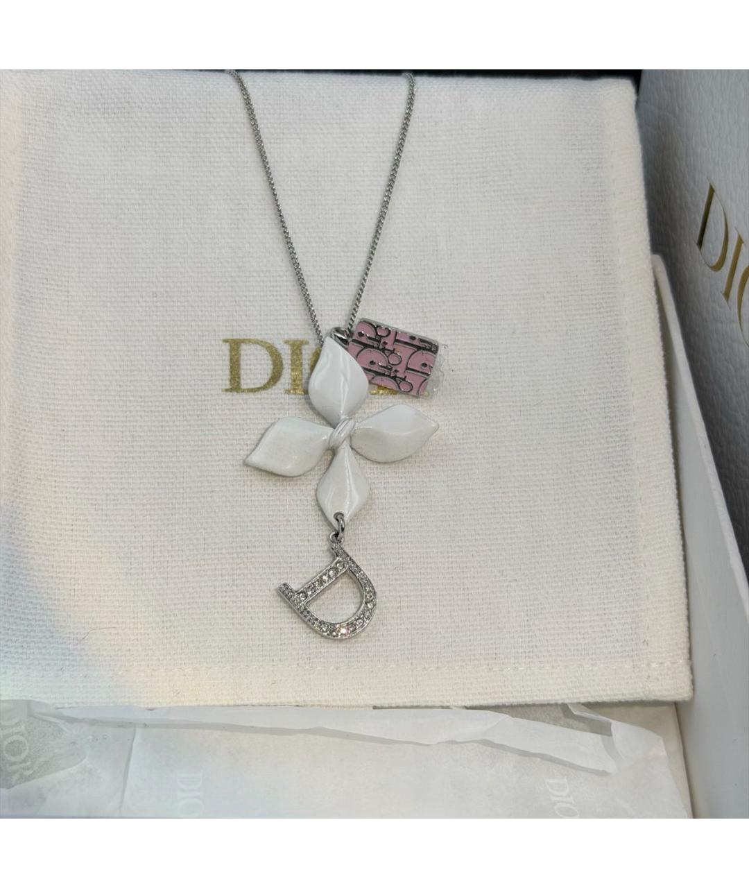 CHRISTIAN DIOR Белое колье, фото 3