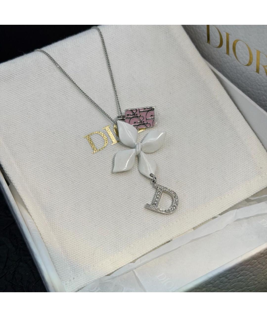 CHRISTIAN DIOR Белое колье, фото 2