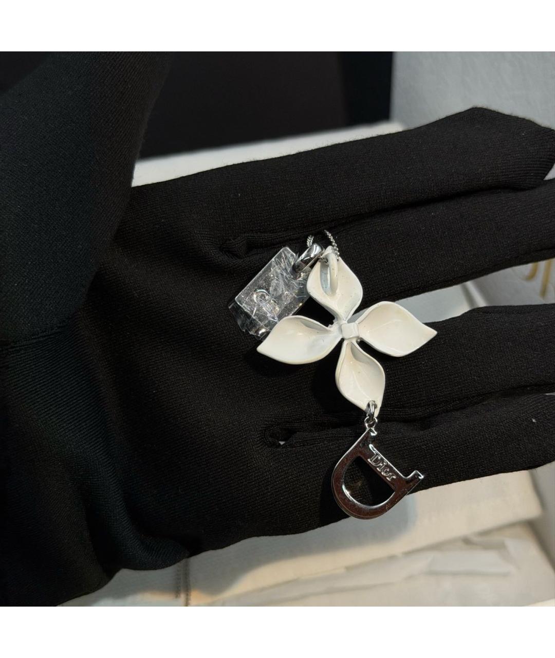 CHRISTIAN DIOR Белое колье, фото 5