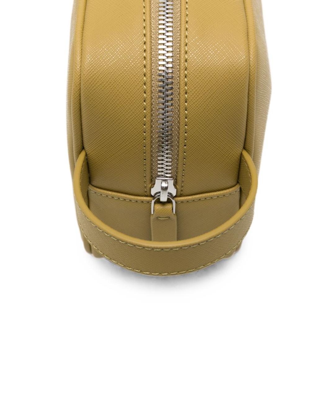 EMPORIO ARMANI Зеленая синтетическая барсетка, фото 3