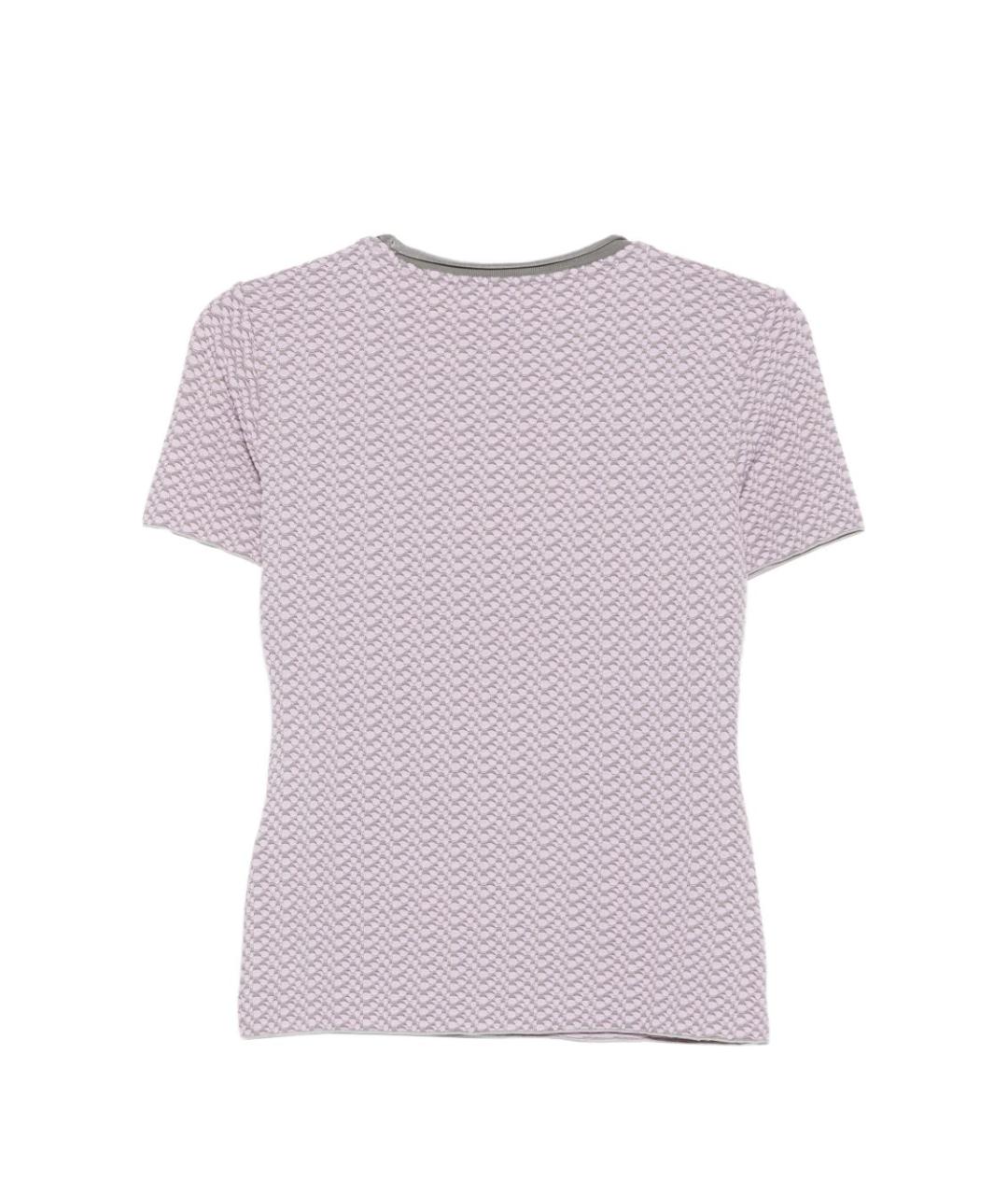 EMPORIO ARMANI Фиолетовая футболка, фото 2