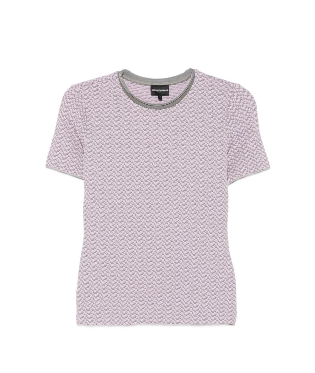 EMPORIO ARMANI Фиолетовая футболка, фото 1