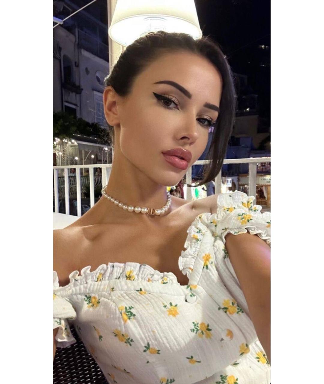 CHRISTIAN DIOR Белый чокер, фото 6